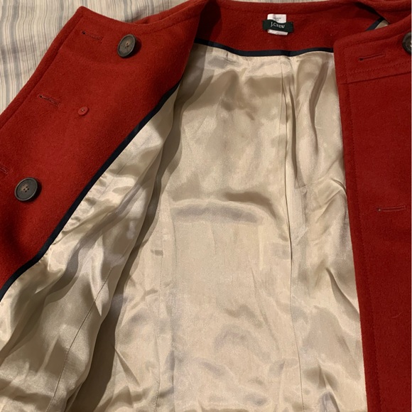 J.Crew cropped sleeve peacoat/blazer - Size 0 - Picture 4 of 4